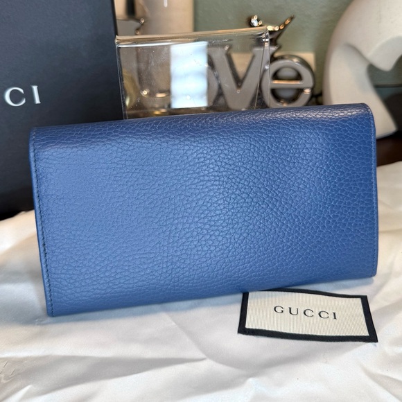 EUC Gucci Medium Leather Dollar Interlocking GG Chain Bag & Matching Wallet - Picture 14 of 17